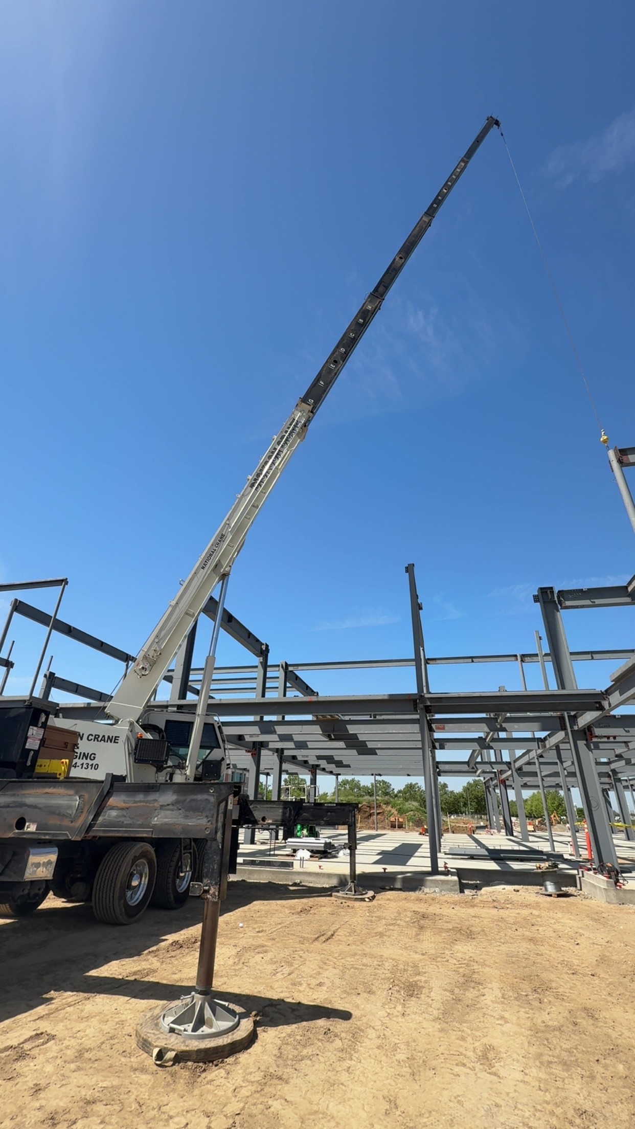Steel erection project
