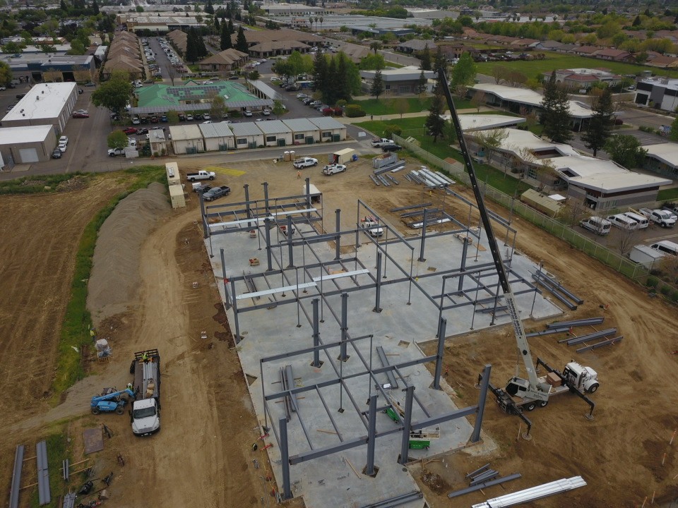 Steel erection project