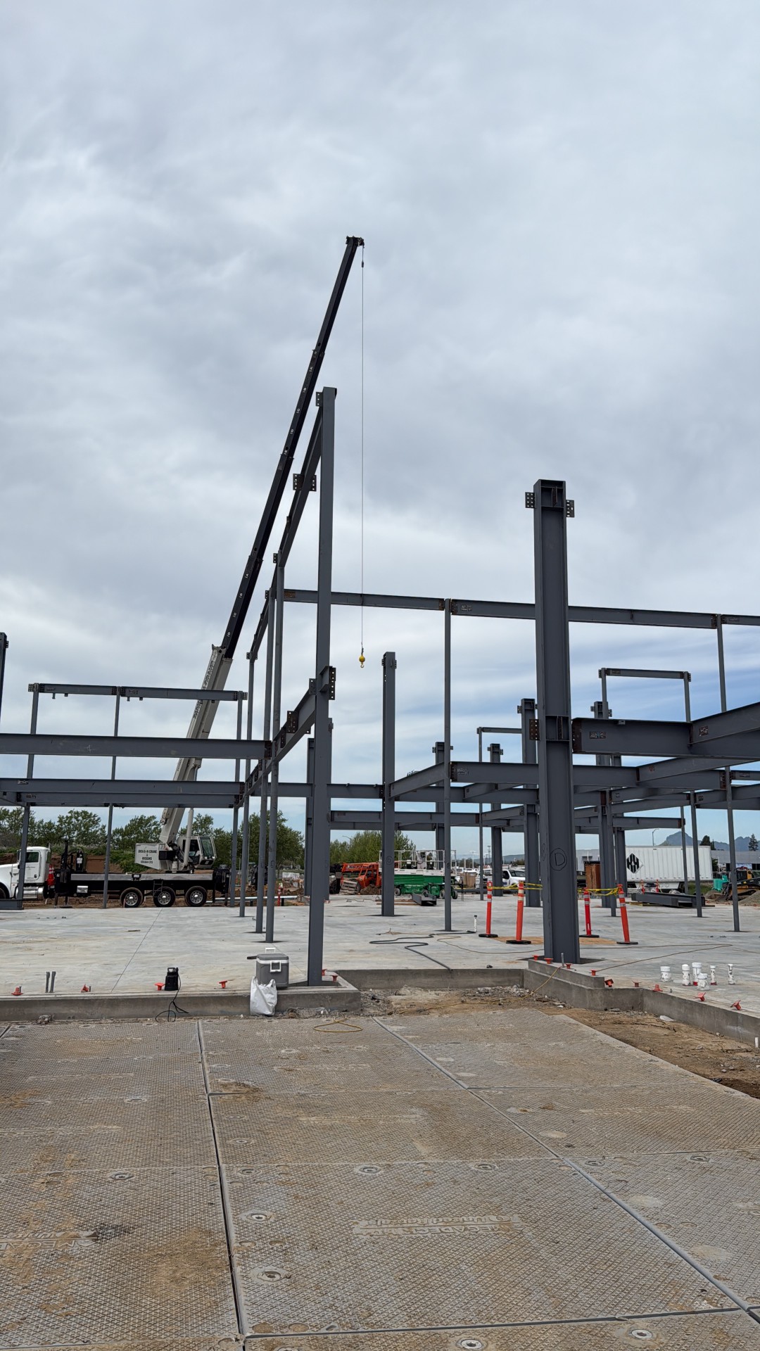 Steel erection project